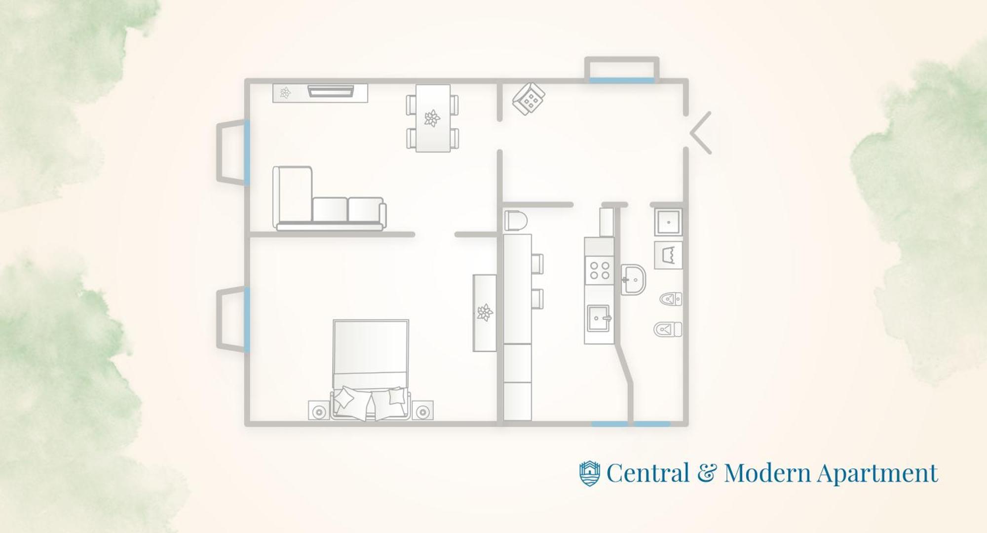 Central & Modern Apartment By Rent All Como Kültér fotó